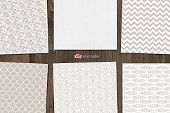 White Wedding digital paper Product Image 2