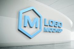 7 logo mockups, 3d wall mock up Product Image 6