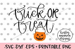 Trick or Treat Halloween Fall SVG DXF SVG DXF EPS Product Image 1