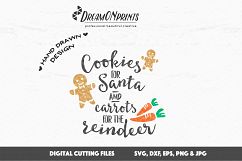 Cute Christmas SVG Cut Files - Cookies for Santa Product Image 2