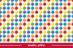Ball. Children&#039;s toys. Abstract seamless pattern. Colorful Ball. Texture background. Product Image 1