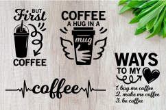 Coffee svg Bundle, but first coffee svg, mom life svg bundle Product Image 2