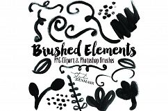 Brushed Elements Photoshop Brushes Product Image 1