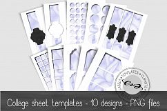 Digital collage sheet template pack Product Image 1