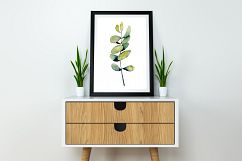Eucalyptus watercolor clipart Product Image 5