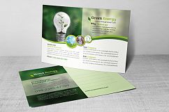 Green Energy Postcard Template Product Image 1