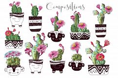 Watercolor Cactus Creator Pattern Product Image 5