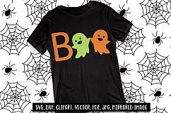 Halloween svg, Boo svg, Ghost svg clipart dxf png vector Product Image 3