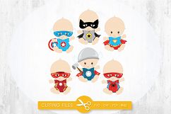 Super  Babies cutting files svg, dxf, pdf, eps included - cut files for cricut and silhouette - Cutting Files SG Product Image 1