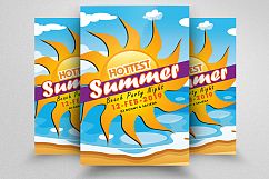 10 Summer Beach Cocktail Party Flyers Bundle Product Image 2