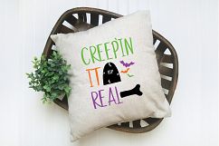 Creepin' It Real SVG Cut File - Halloween SVG EPS PNG DXF Product Image 2