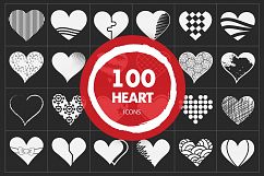 Heart Vector Icons Set Product Image 1