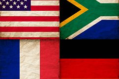 World Flags Grunge Texture Digital Paper Product Image 2