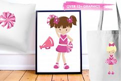 Cheerleaders graphics and illustrations Product Image 5