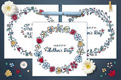 Mother&#039;s Day. Patterns. Postcards. Elements. Vector Product Image 2
