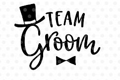 Team Groom wedding SVG, EPS, PNG, DXF Product Image 2