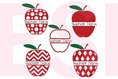 Patterned Split Apple Designs Set Product Image 1