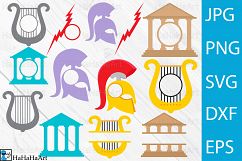 Greek alphabet V3 - Clip art / Cutting Files - 66c Product Image 2
