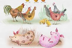 Cute Animals Watercolor Collection Product Image 2