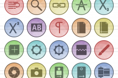100 Photo &amp; Text Editing Filled Low Poly Icons Product Image 2