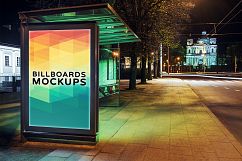 Billborad Mockups at Night Vol.3 Product Image 3