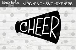 Cheer Horn SVG Cut File Product Image 1