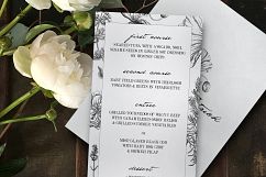 Botanical Wedding Invitation Suite Product Image 5