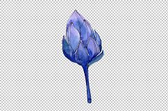 Aquarelle lotus flowers PNG set Product Image 2