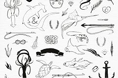 AquaWay — watercolored vector pack Product Image 4