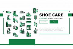 Shoe Care Accessories Landing Header Vector Product Image 1