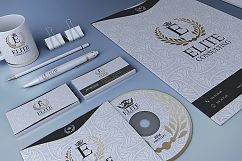 Gold And White Corporate Identity Product Image 1