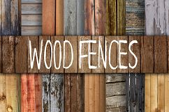 Wood Fence Textures Digital Paper Product Image 1