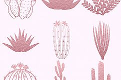 Cactus Silhouette Clipart Product Image 4