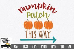 Pumpkin Patch SVG - Fall SVG Cut File - DXF EPS PNG JPG PDF Product Image 1