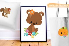 Auntumn Animals graphics and illustrations Product Image 5