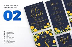 Floral Wedding Invitation Bundle Product Image 6