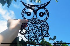 Owl Paper Cut SVG / DXF / EPS File Product Image 2