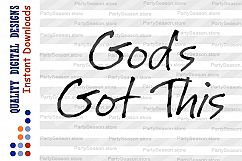 God's Got This SVG Faith SVG Religious SVG Christian svg Product Image 2
