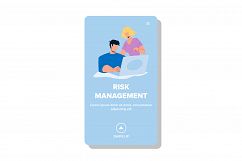 Risk Management Business Occupation Team Vector Product Image 1