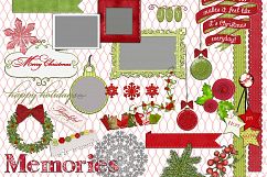 Simply Christmas 37-Elements/Clipart Designer Scrapbook Kit Product Image 2