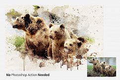 Best Watercolor Photoshop Mock-ups Product Image 11
