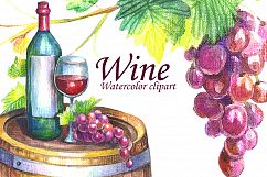 Watercolor Wine Collection Product Image 4
