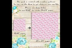 100 Seamless Color Spring Flower Digital Papers Product Image 3