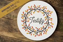 Worship Wreath Farmhouse Bundle SVG Cut Files Product Image 3