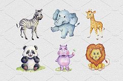 Watercolor Animals Clipart Images by Whimseez Product Image 4