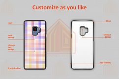 Samsung Galaxy S9 2dCase Design Mockup Back Product Image 2
