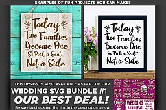 Today Two Families Become One SVG File - Wedding SVG - 5501 Product Image 2