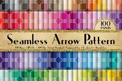 100 Seamless Arrow Pattern Digital Papers 12 x 12 inch Product Image 1