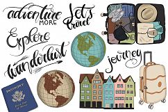 Wanderlust Hand Drawn Design Kit Product Image 2
