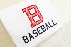 Sports Initials Applique Embroidery Design Bundle Product Image 2